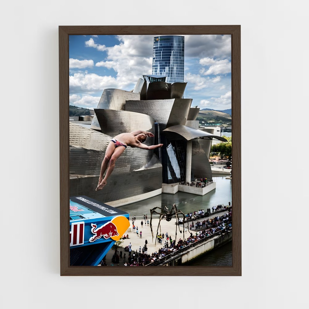 Poster Plongée Urbaine – affiche Plongeon de falaise (vue 5)